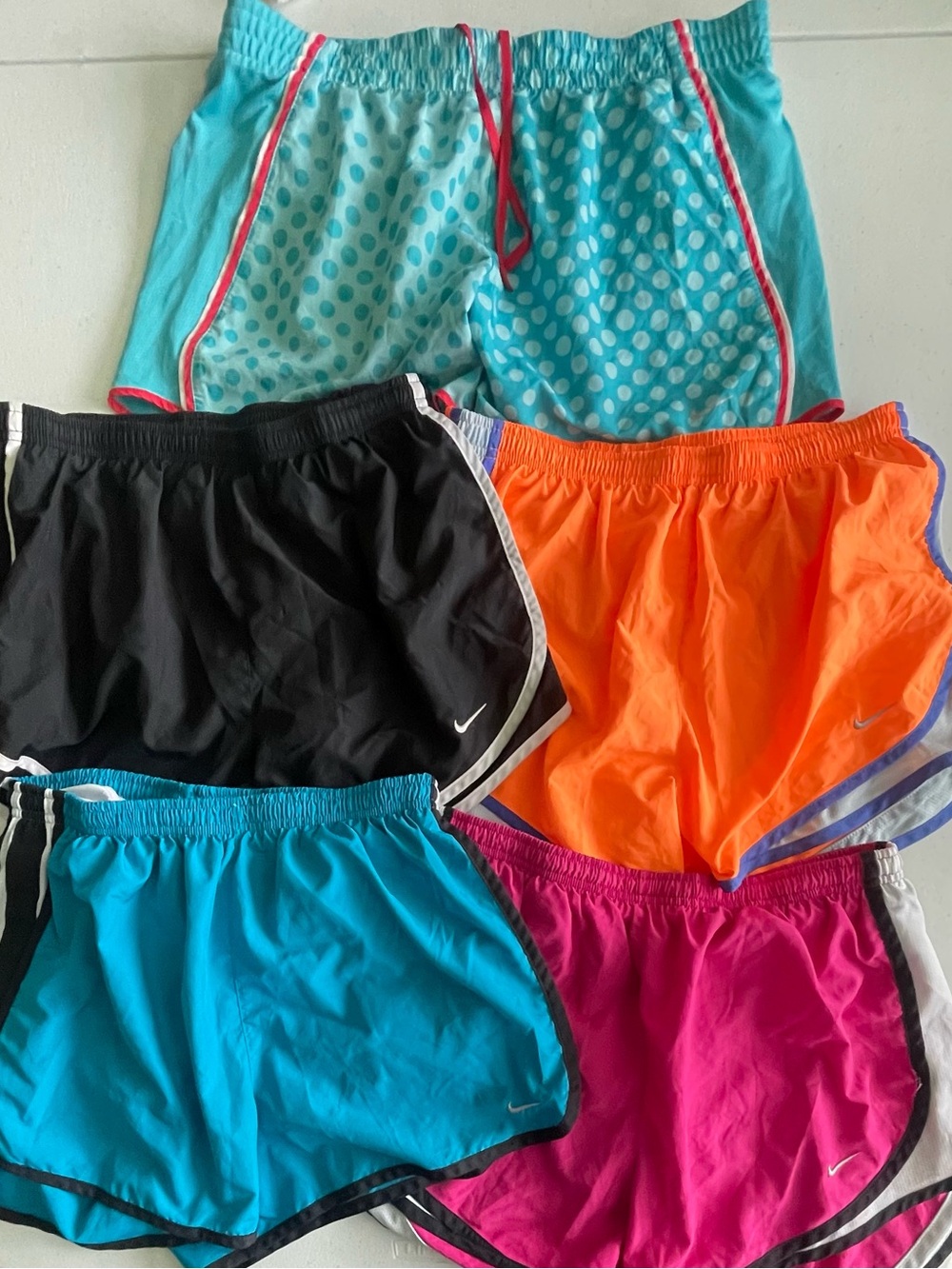 Lot of 5 Women's Nike Drifit Shorts - M